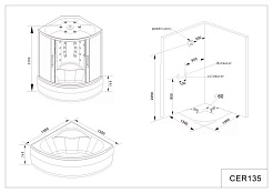 Ceruttispa Душевая кабина SW-C135 – фотография-2